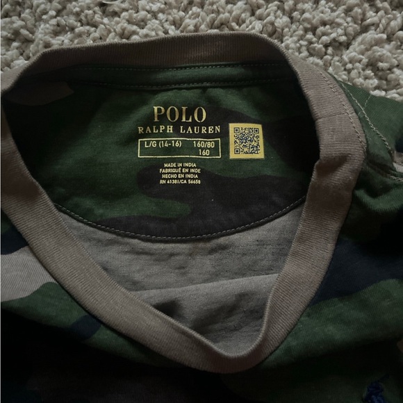 Polo Ralph Lauren camo long sleeve - Picture 3 of 3